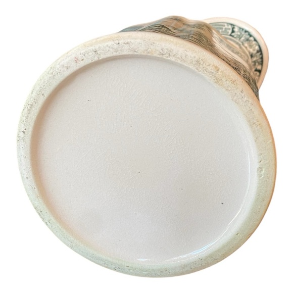 Antique Furnivals Quail Pitcher. Green Transfer-ware English Transfer-ware 1913 - Picture 6 of 8